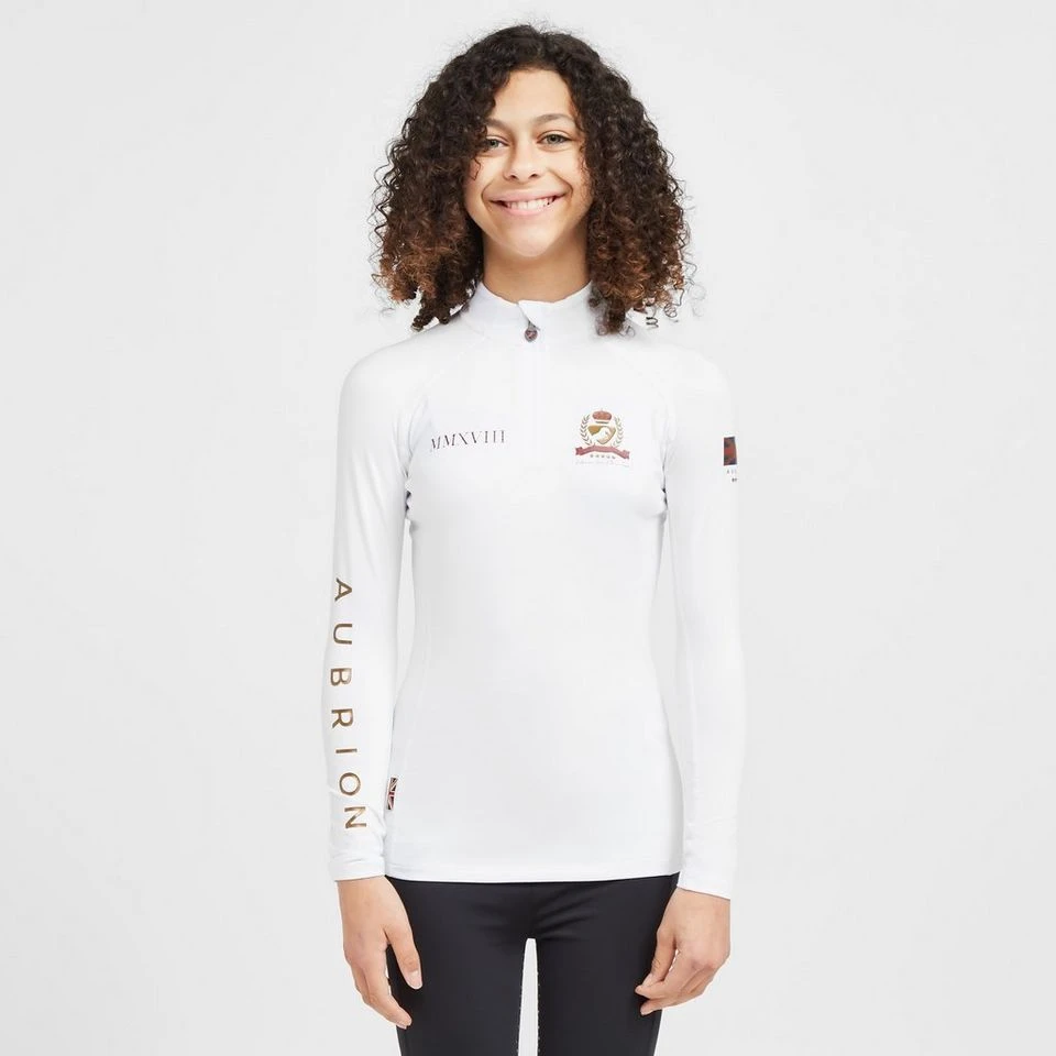 Childs Team Long Sleeve Base Layer White 3 Childs Team Long Sleeve Base Layer White