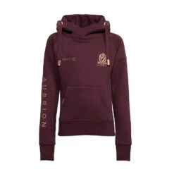 Maids Team Hoodie Burgundy -Horse Riding Equipment Store go 517324 u