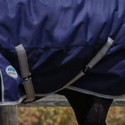 Weatherbeeta ComFiTec Essential 220g Medium Weight Combo Neck Turnout Rug -Horse Riding Equipment Store go 517458 e