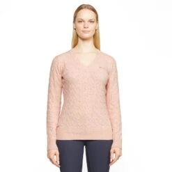 Classy Cable Pullover Blush Mel 15 Classy Cable Pullover Blush Mel -Horse Riding Equipment Store go 526485 z