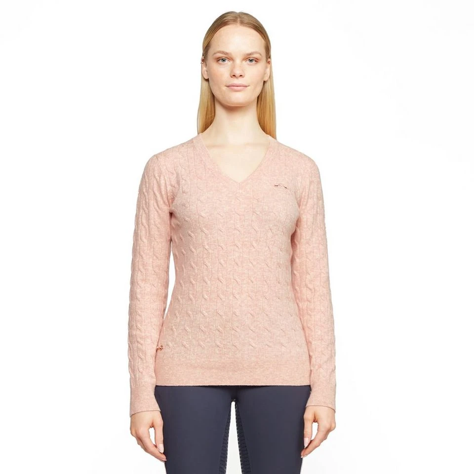 Classy Cable Pullover Blush Mel 9 Classy Cable Pullover Blush Mel - Image 7