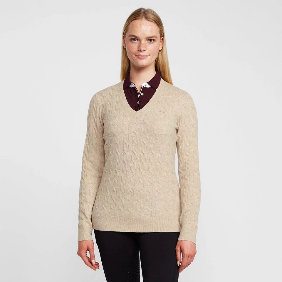 Classy Cable Pullover Champagne Light Grey Heather 3 Classy Cable Pullover Champagne Light Grey Heather