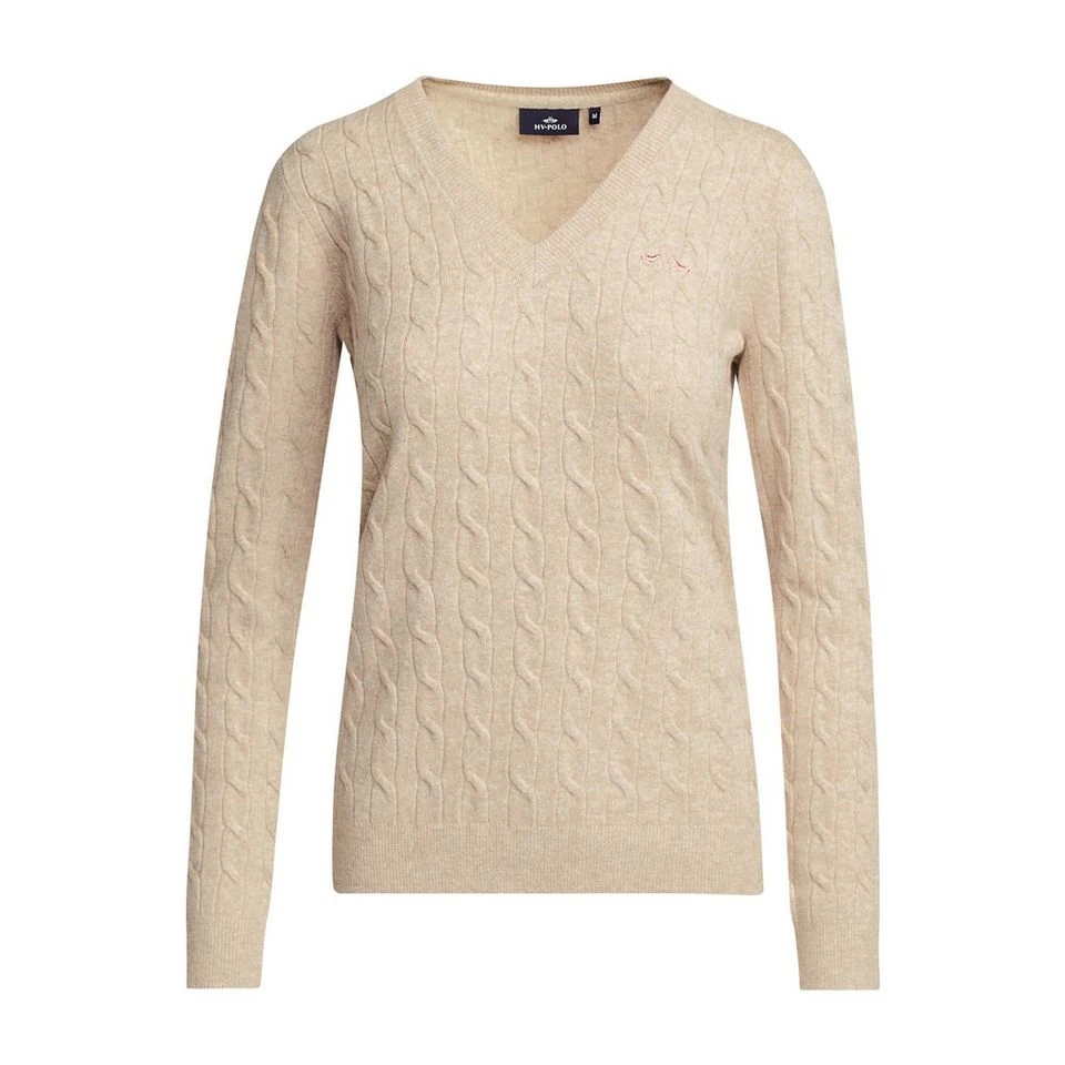 Classy Cable Pullover Champagne Light Grey Heather 8 Classy Cable Pullover Champagne Light Grey Heather - Image 6
