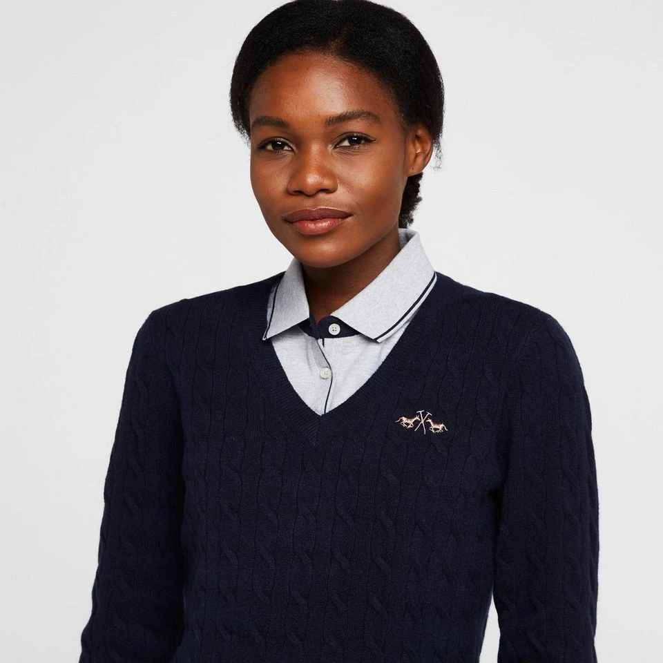 Classy Cable Pullover Navy 6 Classy Cable Pullover Navy - Image 4