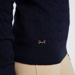 Classy Cable Pullover Navy 13 Classy Cable Pullover Navy -Horse Riding Equipment Store go 526487 e