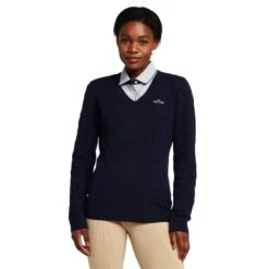 Classy Cable Pullover Navy 15 Classy Cable Pullover Navy -Horse Riding Equipment Store go 526487 z