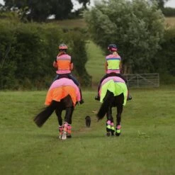 Charlotte Dujardin Multi-Coloured Quarter Sheet Pink/Orange 9 Charlotte Dujardin Multi-Coloured Quarter Sheet Pink/Orange -Horse Riding Equipment Store go 527734 c