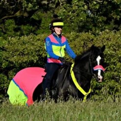 Charlotte Dujardin Multi-Coloured Waistcoat Pink/Yellow 15 Charlotte Dujardin Multi-Coloured Waistcoat Pink/Yellow -Horse Riding Equipment Store go 527738 e
