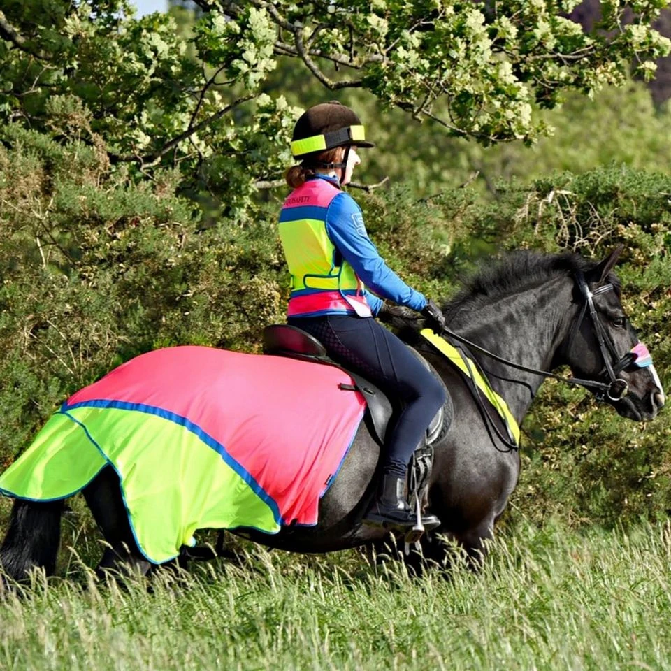 Charlotte Dujardin Multi-Coloured Waistcoat Pink/Yellow 8 Charlotte Dujardin Multi-Coloured Waistcoat Pink/Yellow - Image 6