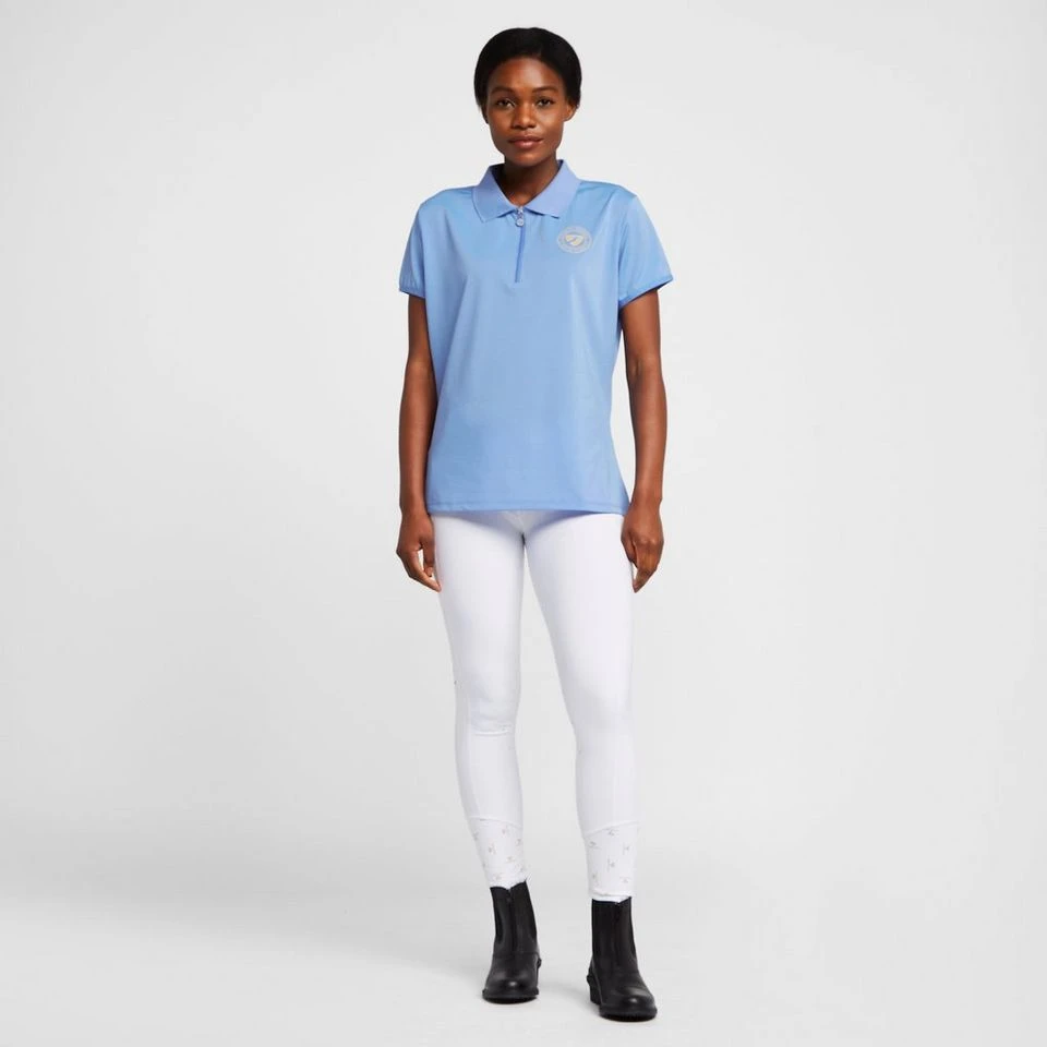 Womens Parson Tech Polo Shirt Sky Blue 5 Womens Parson Tech Polo Shirt Sky Blue - Image 3
