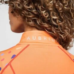 Womens Hyde Park Cross Country Shirt Orange Spot 17 Womens Hyde Park Cross Country Shirt Orange Spot -Horse Riding Equipment Store go 575383 g