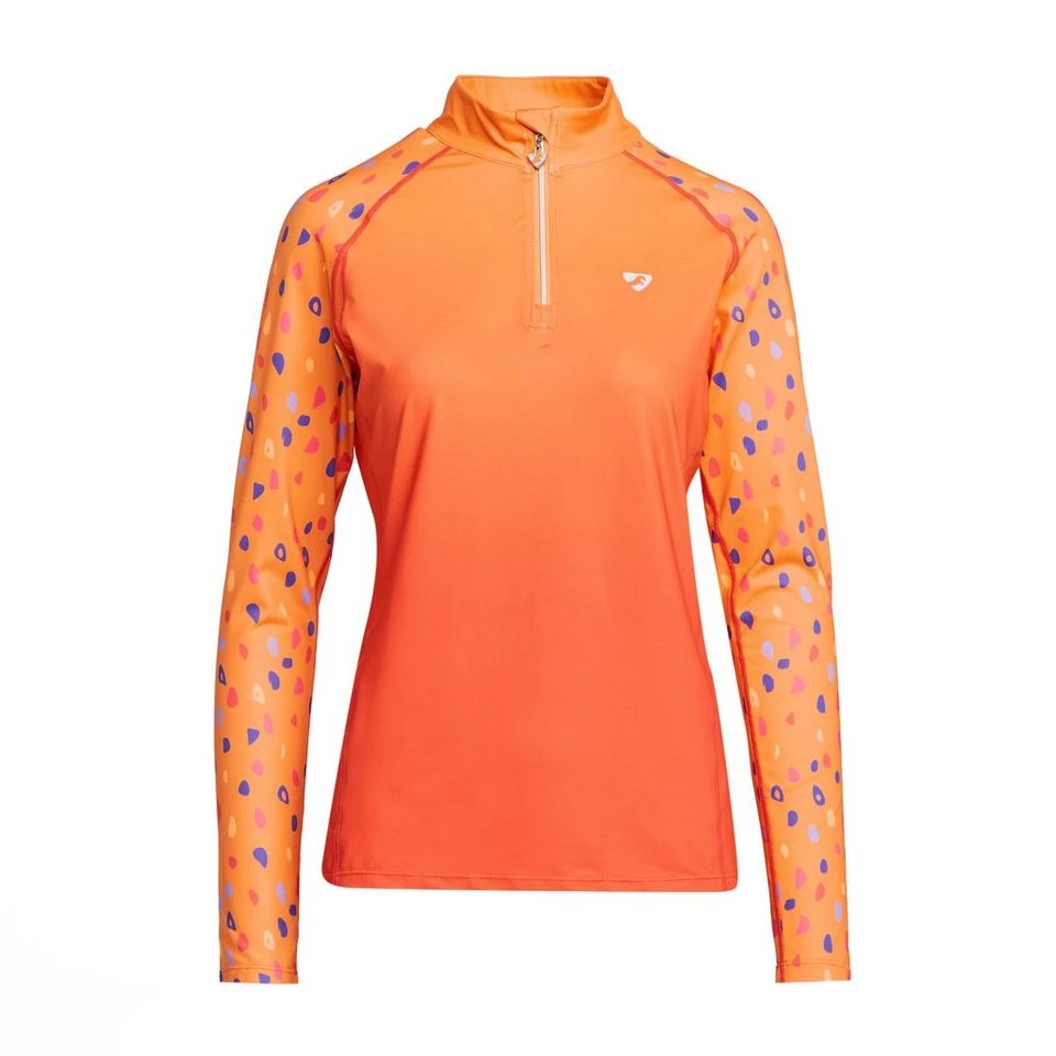 Womens Hyde Park Cross Country Shirt Orange Spot 10 Womens Hyde Park Cross Country Shirt Orange Spot - Image 8