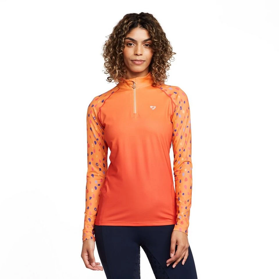 Womens Hyde Park Cross Country Shirt Orange Spot 11 Womens Hyde Park Cross Country Shirt Orange Spot - Image 9