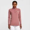 Womens Newbury Long Sleeve Base Layer Dusky Pink -Horse Riding Equipment Store go 575385 a