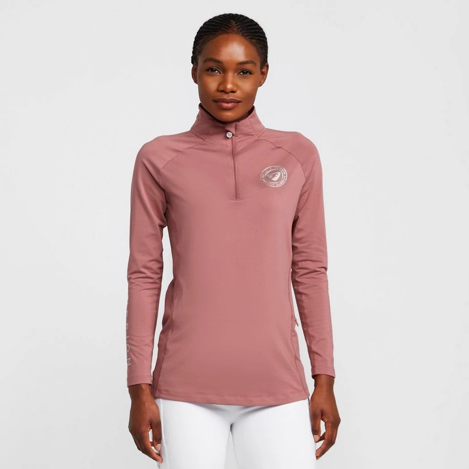 Womens Newbury Long Sleeve Base Layer Dusky Pink 3 Womens Newbury Long Sleeve Base Layer Dusky Pink