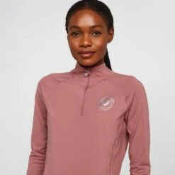 Womens Newbury Long Sleeve Base Layer Dusky Pink 14 Womens Newbury Long Sleeve Base Layer Dusky Pink -Horse Riding Equipment Store go 575385 d