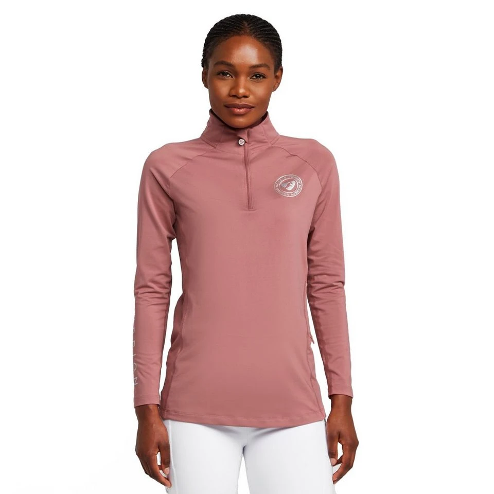 Womens Newbury Long Sleeve Base Layer Dusky Pink 11 Womens Newbury Long Sleeve Base Layer Dusky Pink - Image 9