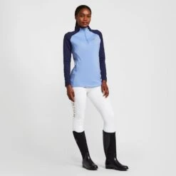 Womens Newbury Long Sleeve Base Layer Sky Blue 13 Womens Newbury Long Sleeve Base Layer Sky Blue -Horse Riding Equipment Store go 575387 c