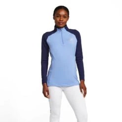 Womens Newbury Long Sleeve Base Layer Sky Blue 19 Womens Newbury Long Sleeve Base Layer Sky Blue -Horse Riding Equipment Store go 575387 z
