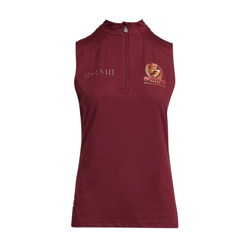 Womens Team Sleeveless Base Layer Burgundy 10 Womens Team Sleeveless Base Layer Burgundy - Image 8