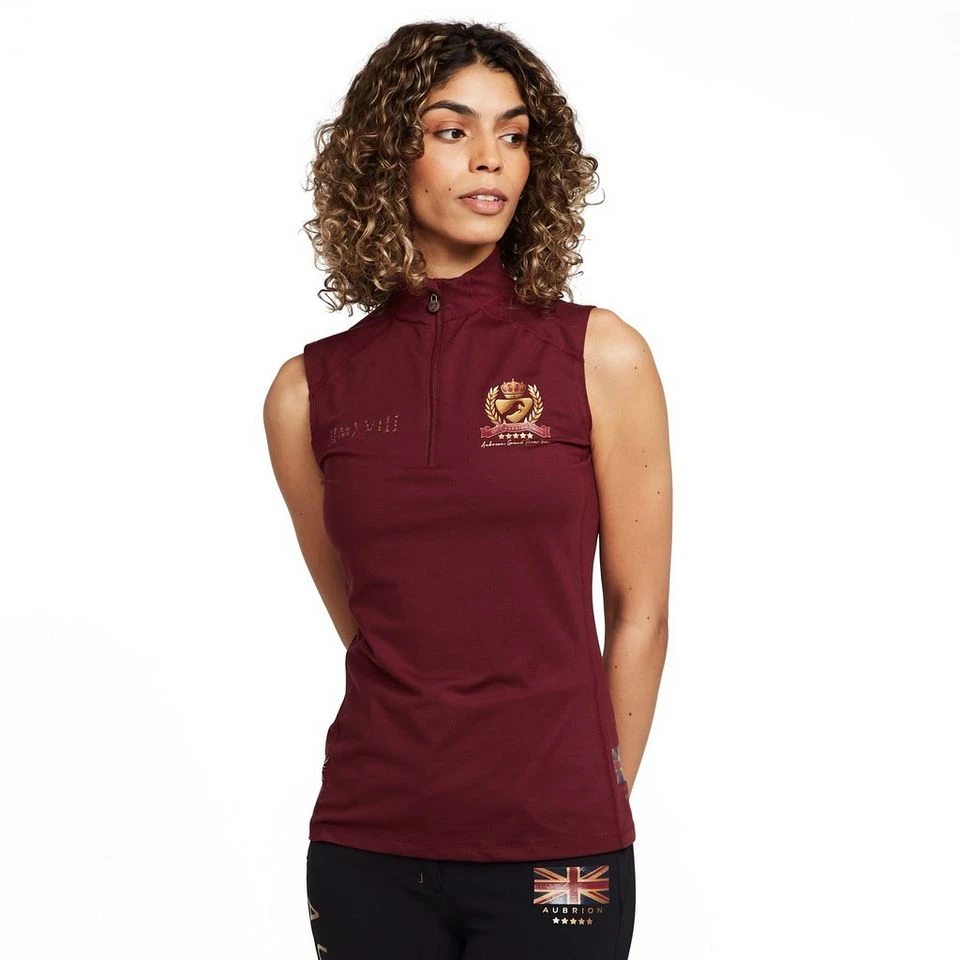 Womens Team Sleeveless Base Layer Burgundy 11 Womens Team Sleeveless Base Layer Burgundy - Image 9