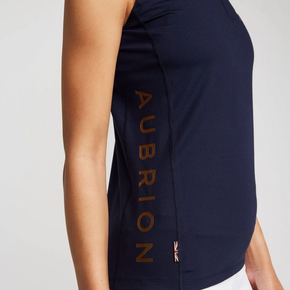 Womens Team Sleeveless Base Layer Navy 8 Womens Team Sleeveless Base Layer Navy - Image 6