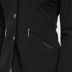 Women's Softshell Competition Jacket Black -Horse Riding Equipment Store go 576711 e