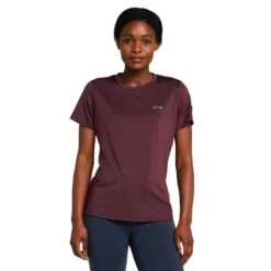 Womens Tabitha T-Shirt Burgundy Red Mahogany 15 Womens Tabitha T-Shirt Burgundy Red Mahogany -Horse Riding Equipment Store go 576936 z