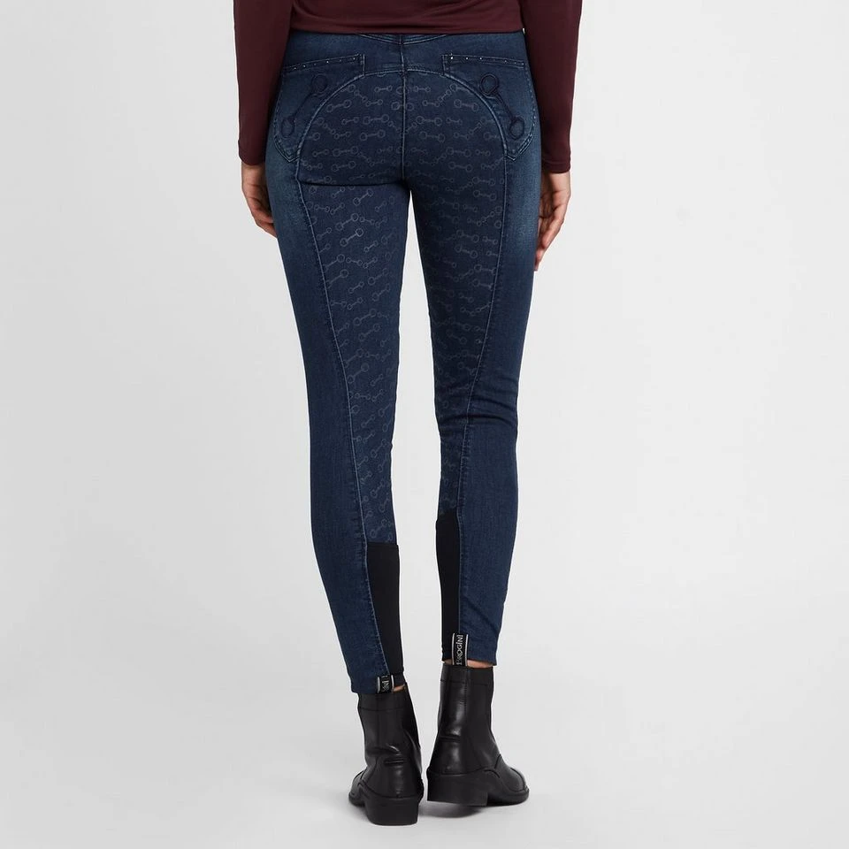 Women’s Kaia Denim Silicone Full Seat Breeches 4 Women’s Kaia Denim Silicone Full Seat Breeches - Image 2