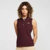 Womens Lia Sleeveless Polo Shirt Dark Berry 1 Womens Lia Sleeveless Polo Shirt Dark Berry -Horse Riding Equipment Store go 577056 a