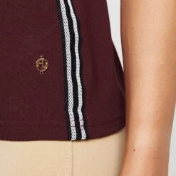 Womens Lia Sleeveless Polo Shirt Dark Berry 13 Womens Lia Sleeveless Polo Shirt Dark Berry -Horse Riding Equipment Store go 577056 e
