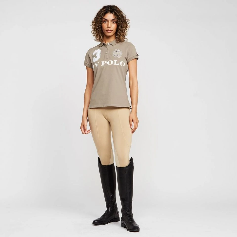 Ladies Favouritas EQ Polo Shirt Oil Green 5 Ladies Favouritas EQ Polo Shirt Oil Green - Image 3