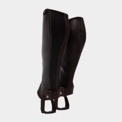 Saxon Adults Equileather Half Chaps Brown -Horse Riding Equipment Store go 579748 c