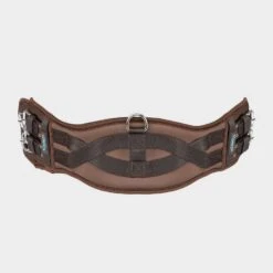 Memory Foam Elasticated Dressage Girth In Brown