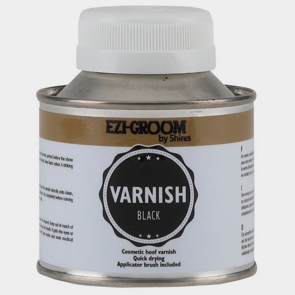 Ezi-Groom Hoof Varnish Black 3 Ezi-Groom Hoof Varnish Black
