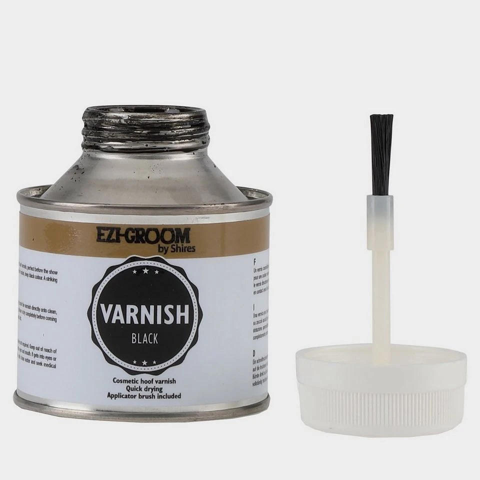Ezi-Groom Hoof Varnish Black 4 Ezi-Groom Hoof Varnish Black - Image 2