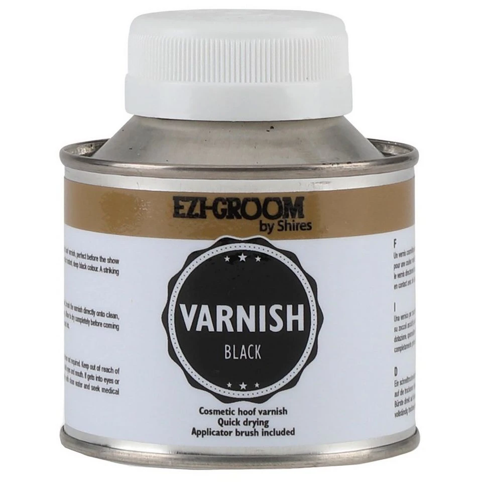 Ezi-Groom Hoof Varnish Black 5 Ezi-Groom Hoof Varnish Black - Image 3