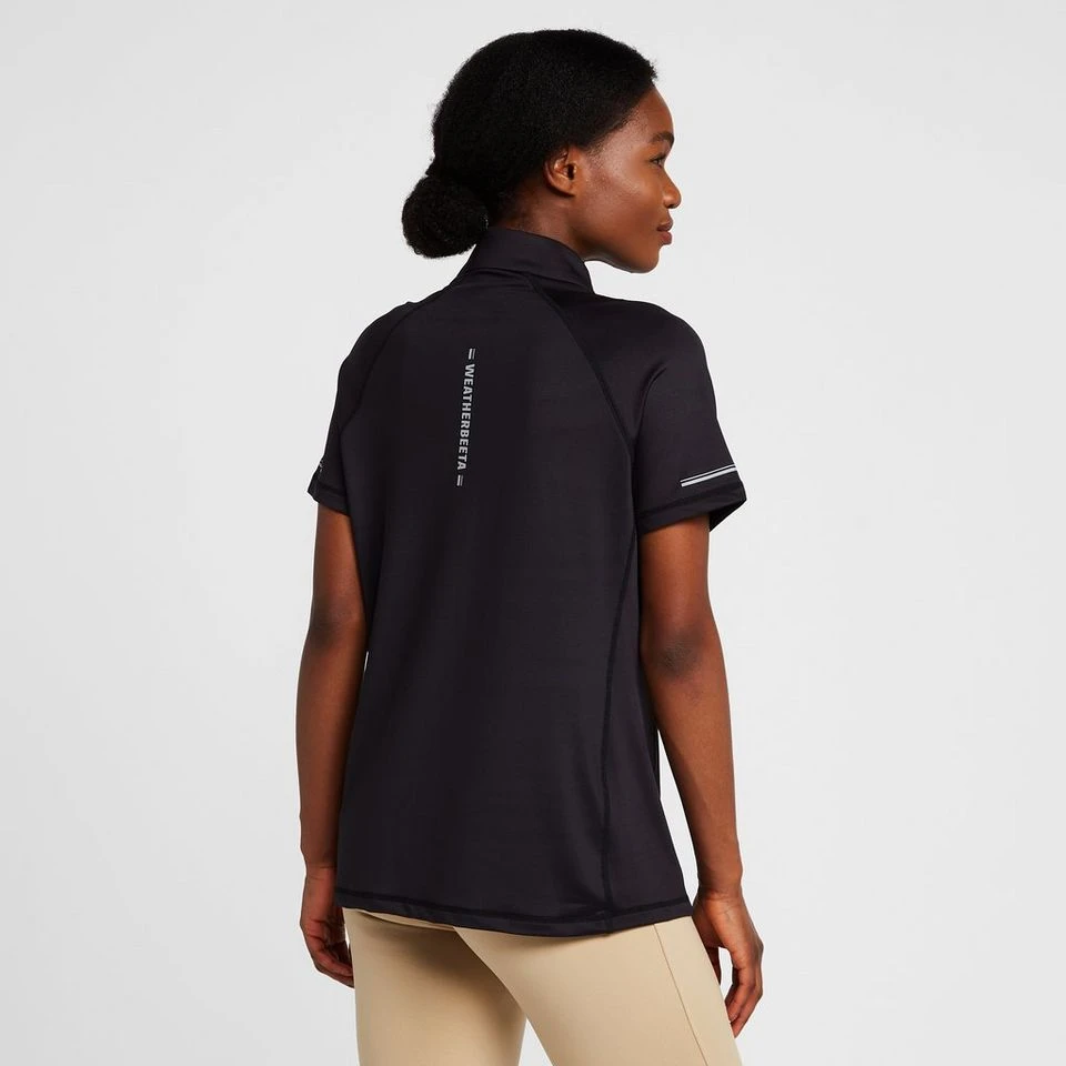 Weatherbeeta Womens Victoria Premium Short Sleeve Top Black 4 Weatherbeeta Womens Victoria Premium Short Sleeve Top Black - Image 2