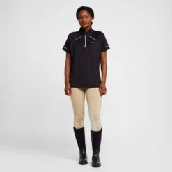 Weatherbeeta Womens Victoria Premium Short Sleeve Top Black 12 Weatherbeeta Womens Victoria Premium Short Sleeve Top Black -Horse Riding Equipment Store go 591559 c