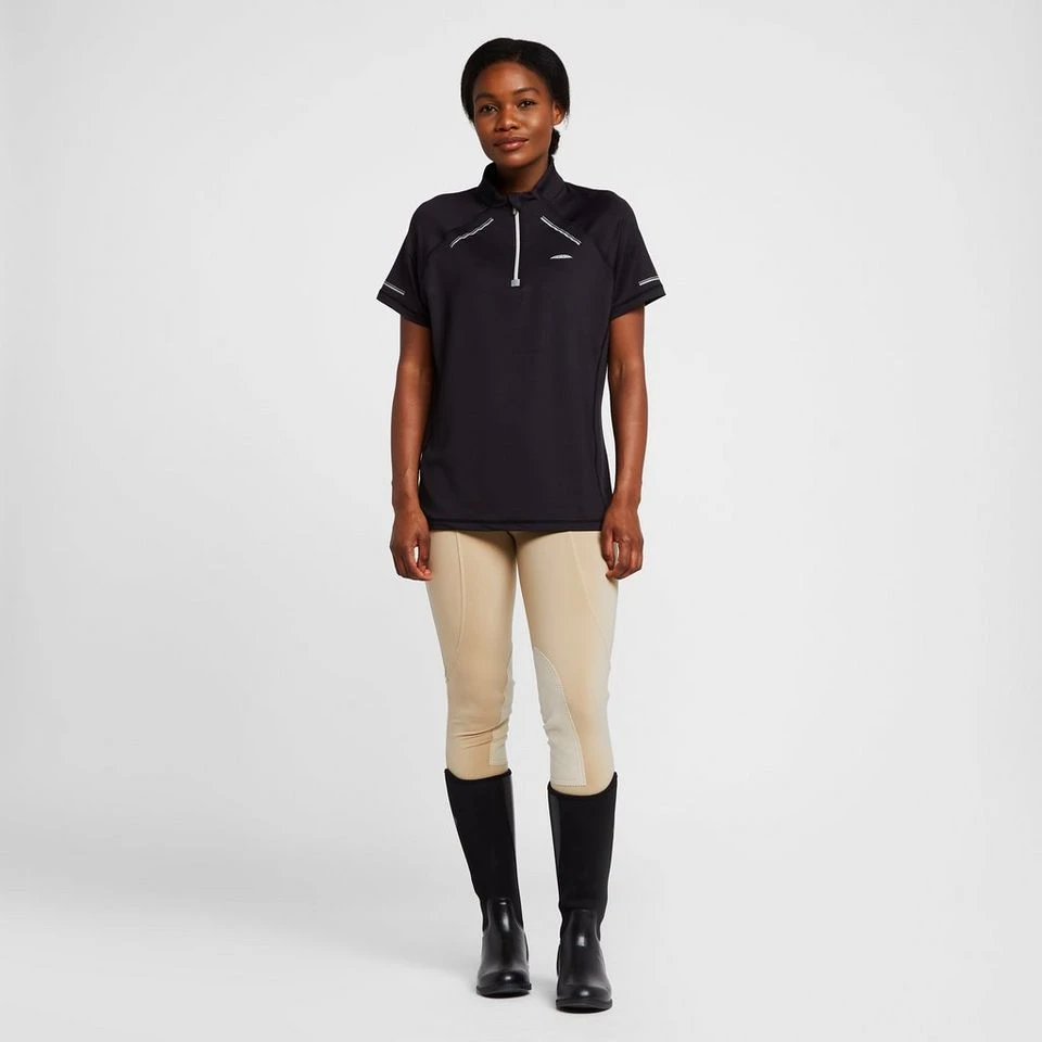 Weatherbeeta Womens Victoria Premium Short Sleeve Top Black 5 Weatherbeeta Womens Victoria Premium Short Sleeve Top Black - Image 3