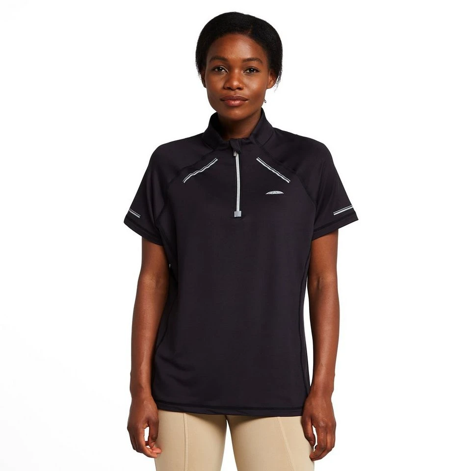 Weatherbeeta Womens Victoria Premium Short Sleeve Top Black 10 Weatherbeeta Womens Victoria Premium Short Sleeve Top Black - Image 8