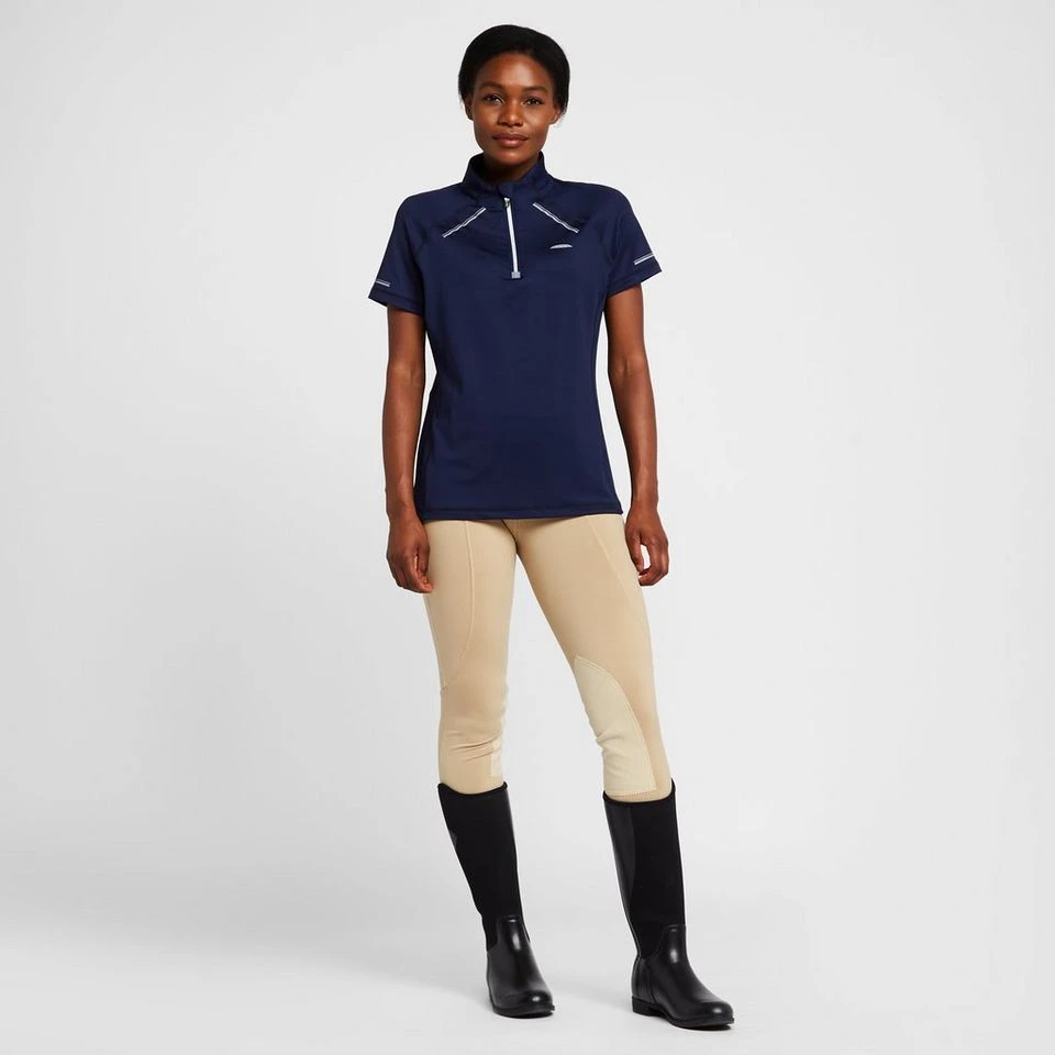 Weatherbeeta Womens Victoria Premium Short Sleeve Top Maroon 5 Weatherbeeta Womens Victoria Premium Short Sleeve Top Maroon - Image 3