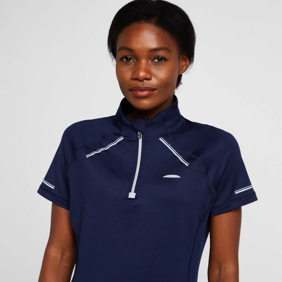 Weatherbeeta Womens Victoria Premium Short Sleeve Top Maroon 6 Weatherbeeta Womens Victoria Premium Short Sleeve Top Maroon - Image 4