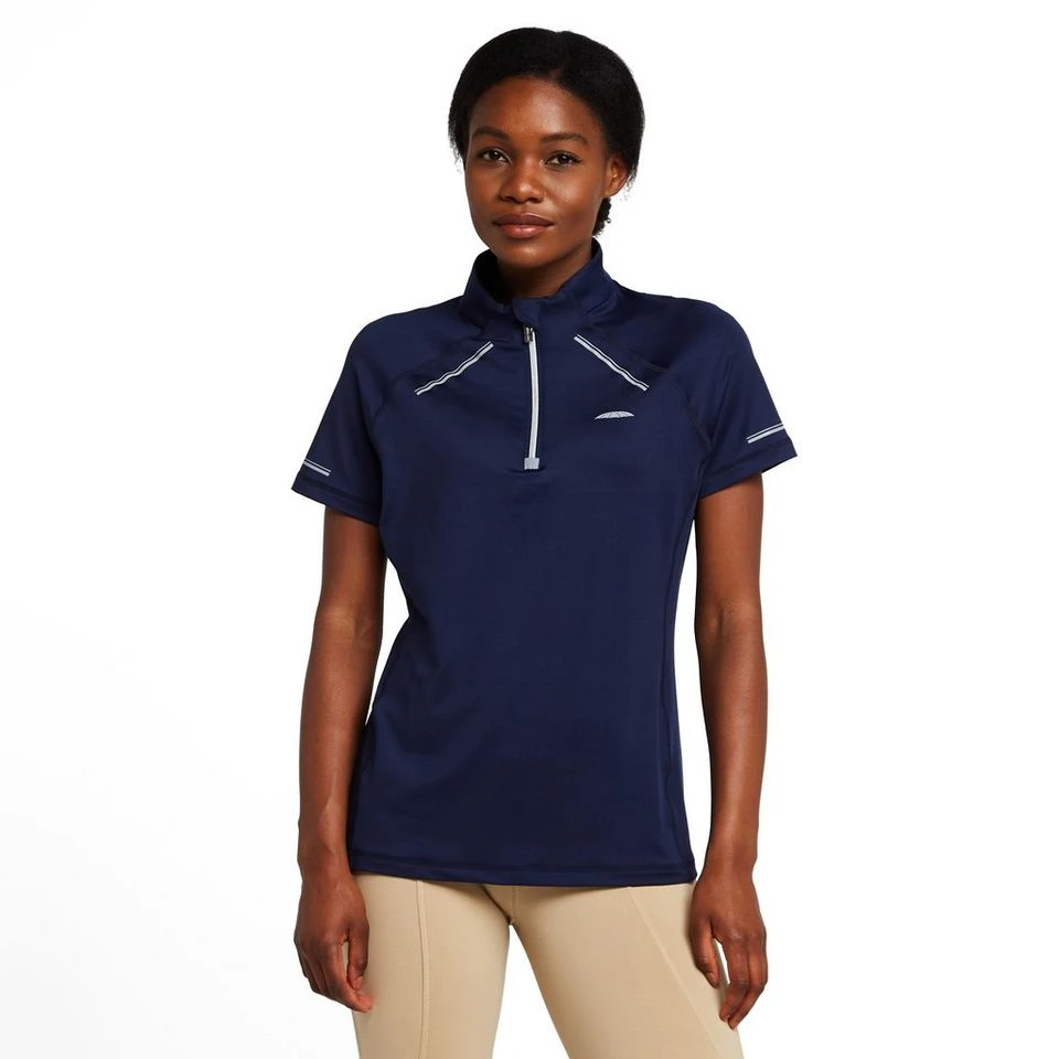 Weatherbeeta Womens Victoria Premium Short Sleeve Top Maroon 10 Weatherbeeta Womens Victoria Premium Short Sleeve Top Maroon - Image 8