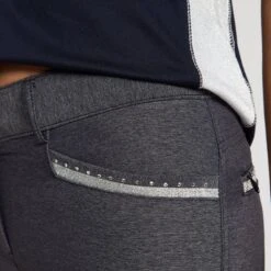 Womens El Capone Full Grip Breeches Denim -Horse Riding Equipment Store go 591813 e