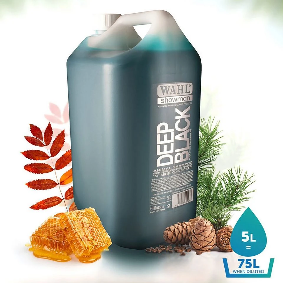 Wahl Deep Black Shampoo 5L 4 Wahl Deep Black Shampoo 5L - Image 2