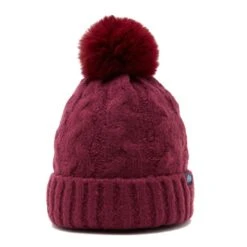 Chunky Knit Bobble Hat In Wine 9 Chunky Knit Bobble Hat In Wine -Horse Riding Equipment Store go 609986 z
