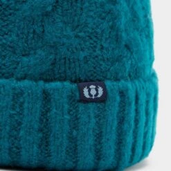 Chunky Knit Bobble Hat In Ocean Blue 8 Chunky Knit Bobble Hat In Ocean Blue -Horse Riding Equipment Store go 609987 c